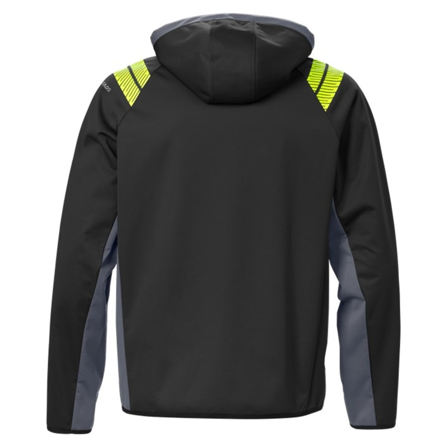 Fristads softshell peysa/jakki með hettu