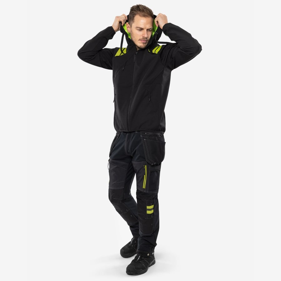 Fristads Tyresta softshell peysa/jakki með hettu