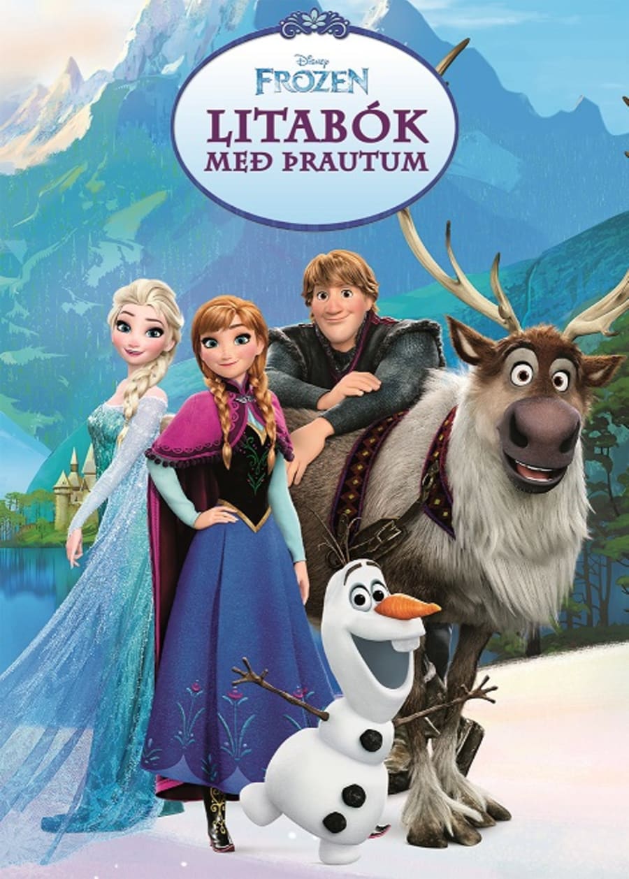 Frozen - Litabók með þrautum