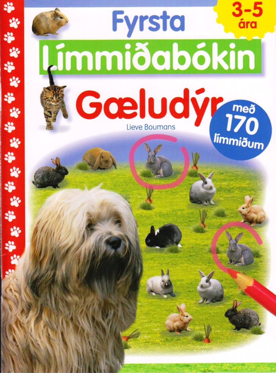 Fyrsta límmiðabókin - Gæludýr