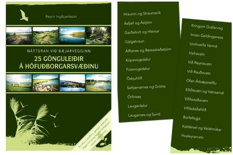 Bók vikunnar - 25 gönguleiðir á höfuðborgarsvæðin