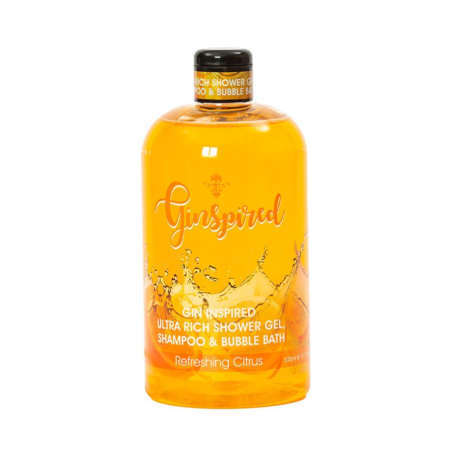 Ginspired sturtusápa & Freyðibað Refreshing Citrus 525ml