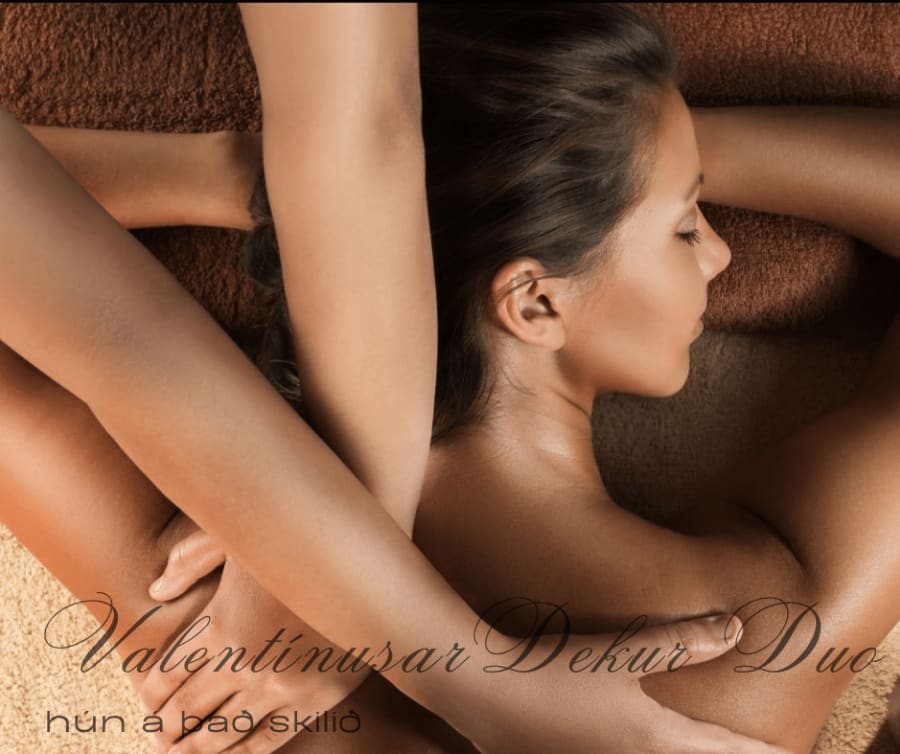 Gjafakort fyrir Valentínusar Luxury dömunuddi og gjafaaskja full af Spa og dekurvörum