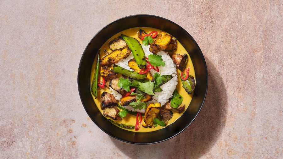 Glóðarsteikt kjúklinga-curry
