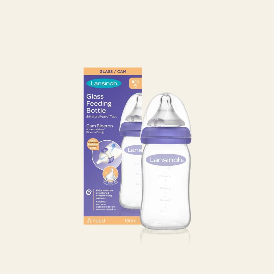 Glerpeli með túttu 160 ml