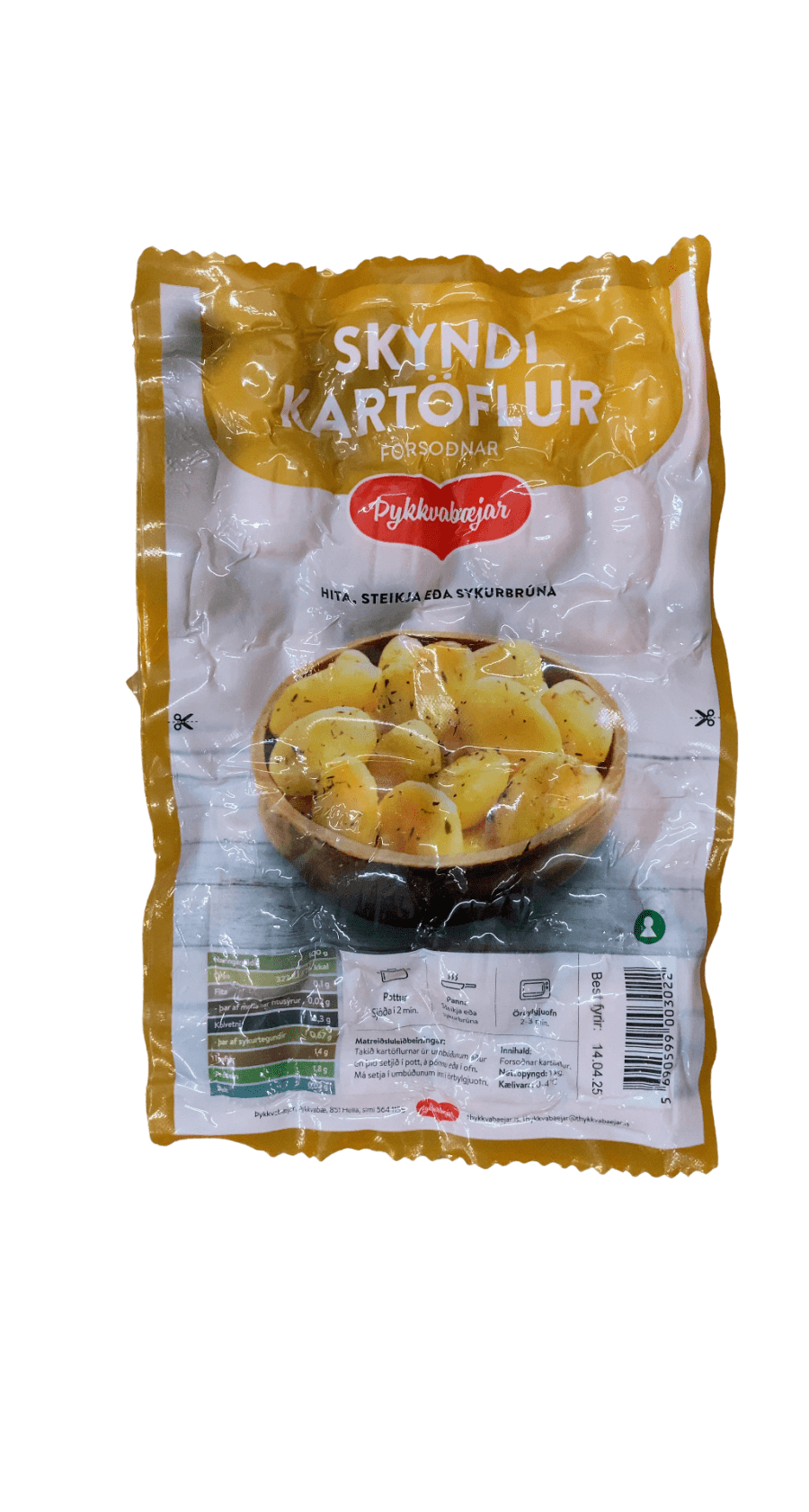 Þykkvabæjar Skyndi Kartöflur Forsoðnar 1 kg