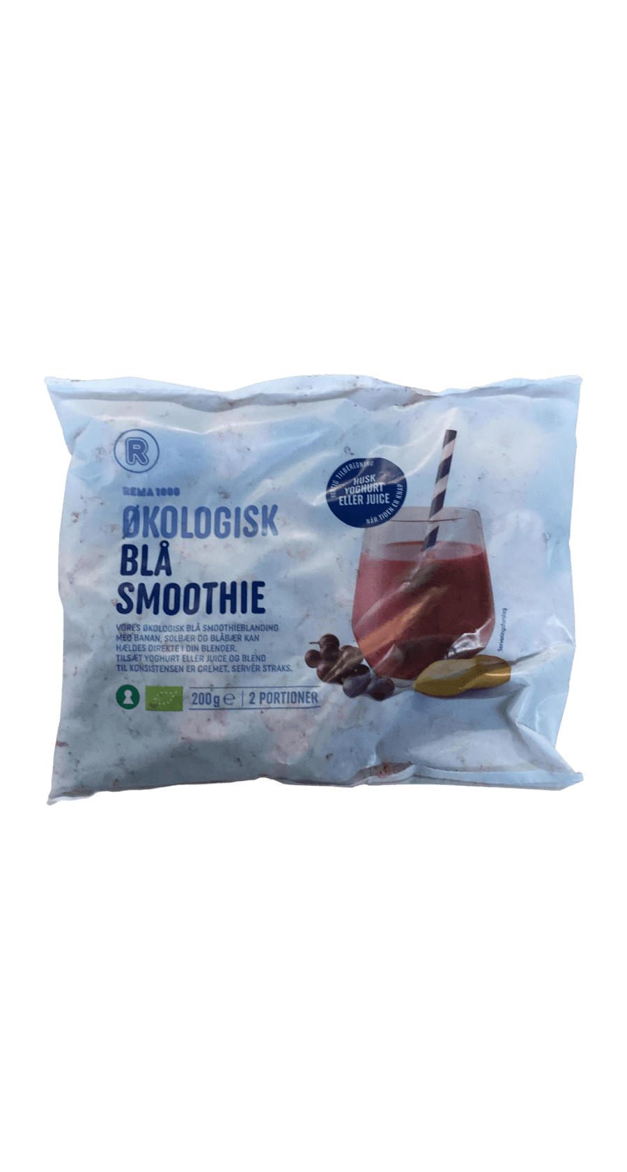 Rema 1000 Lífræn blá smoothieblanda 200 g