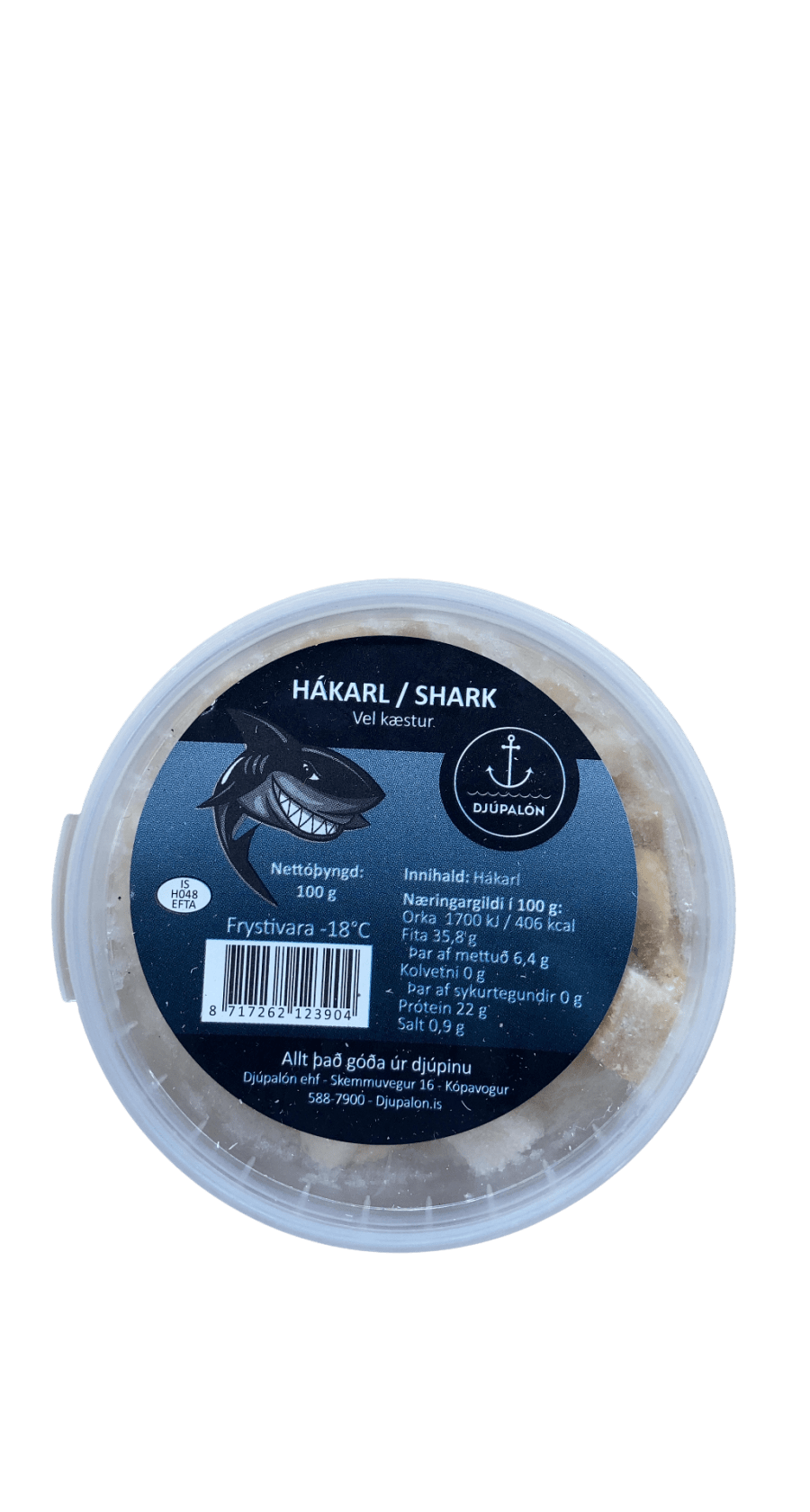 Djúpalón Hákarl Vel kæstur 100 g