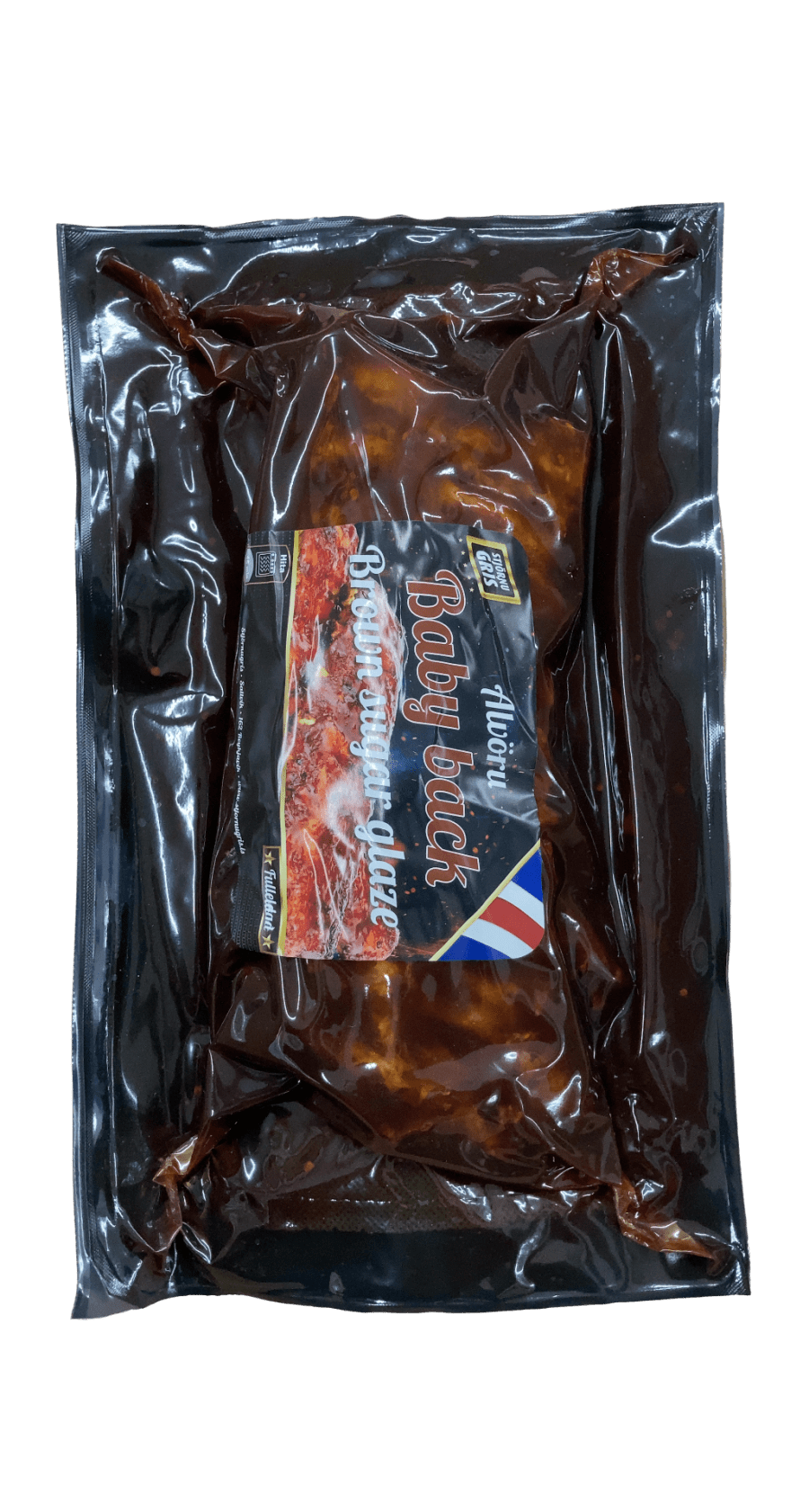 Stjörnugrís Alvöru Baby Back Brown Sugar Glaze 938 g