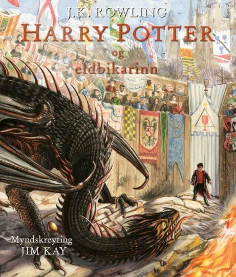 Harry Potter og eldbikarinn  - myndskreytt