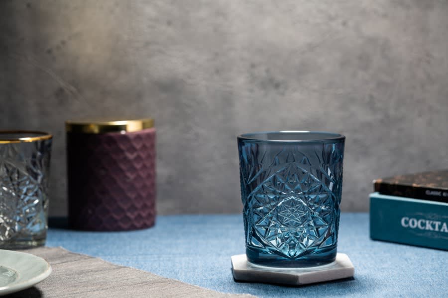 Hobstar Glas | Blátt
