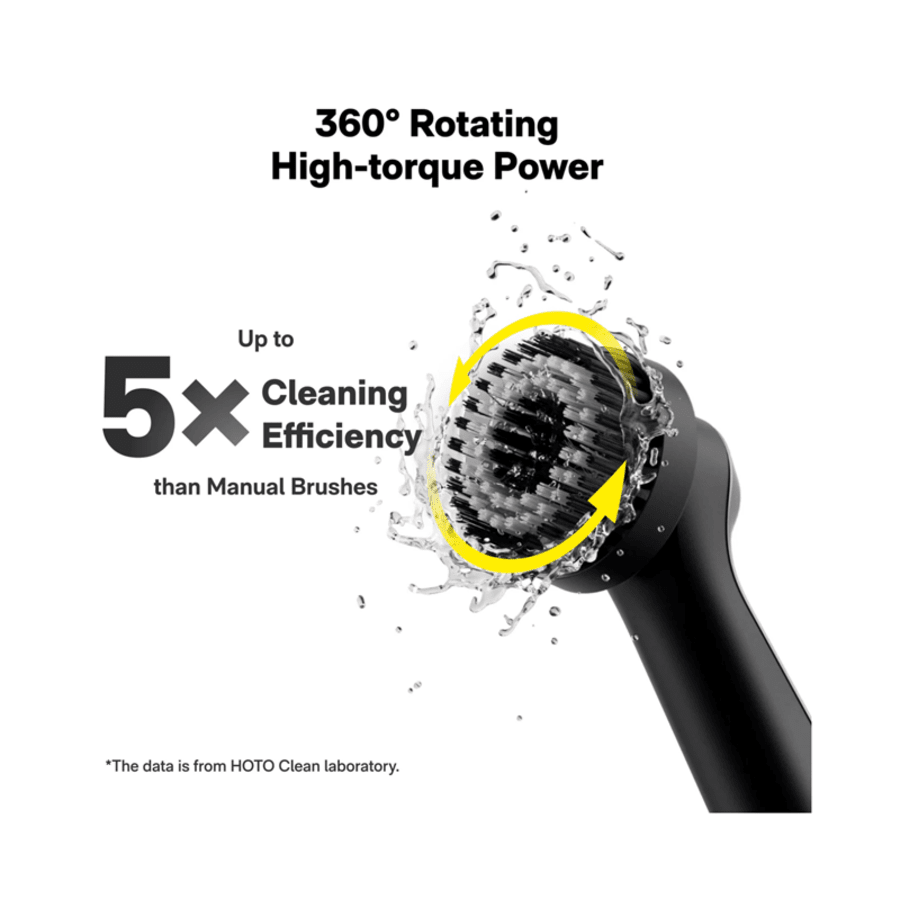 HOTO Wand Cordless Spin Scrubber skrúbbbursti