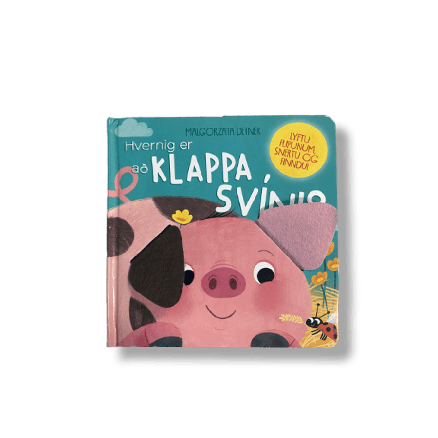 Hvernig er að klappa svíni?