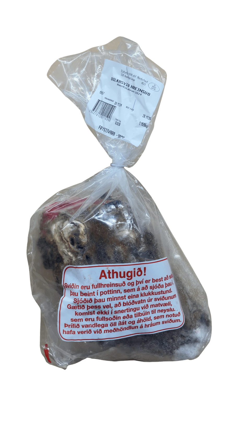 KVH Dilkasvið hreinsuð 1159 g