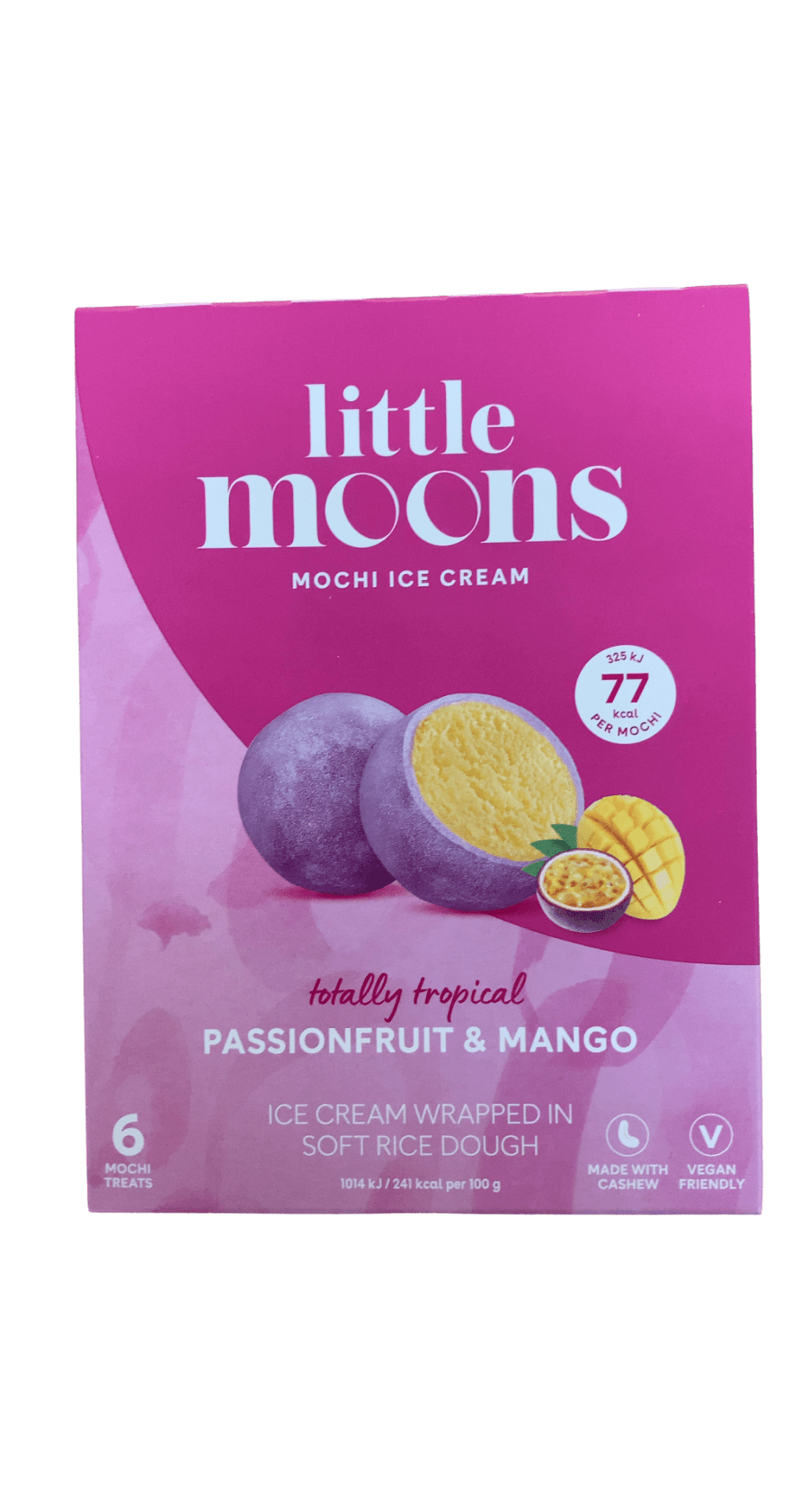 Little Moons mochi-ís – Alveg suðræn passionsávöxtur & mangó 192 g