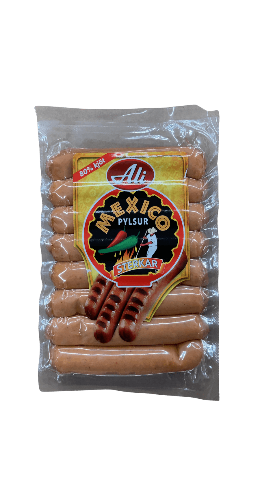 Ali Mexicopylsur Sterkar 300 g