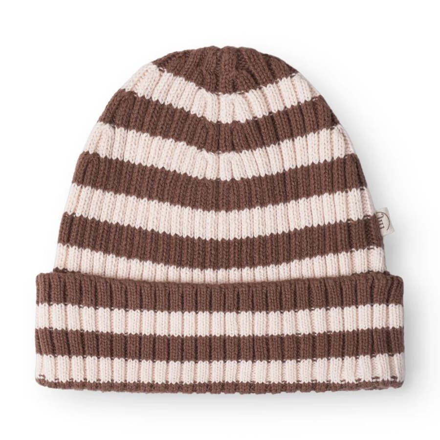 Izzy beanie – Brown stripe