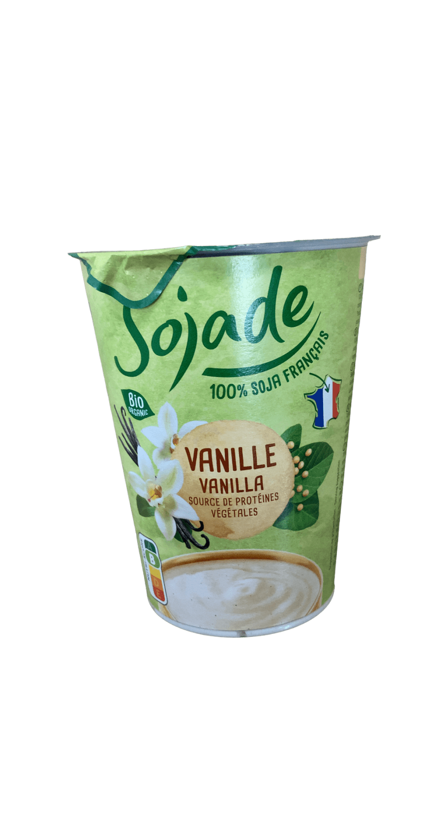 Sojade Lífræn vanillu sojajógúrt (jógúrtvalkostur), 400 g