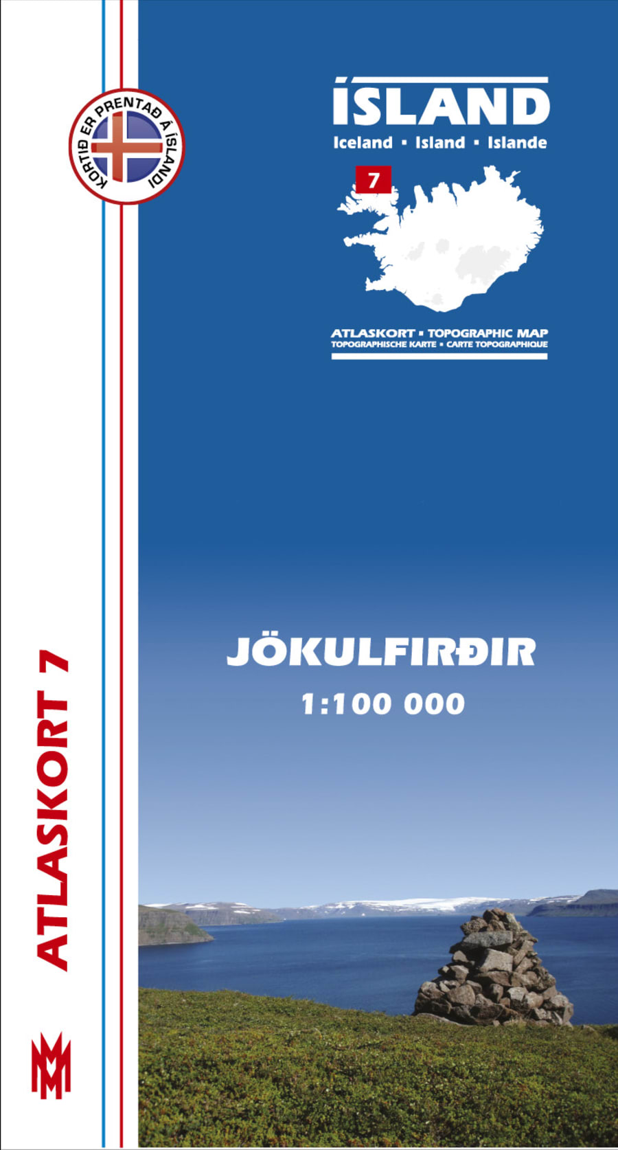 Jökulfirðir 1:100 000 - Atlaskort 7