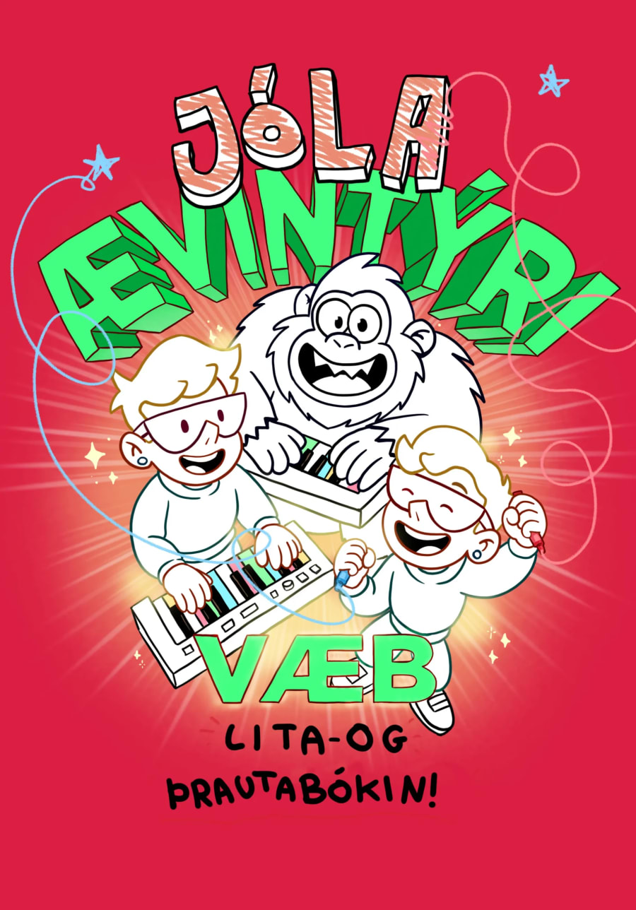 Jólaævintýri Væb: Lita- og þrautabókin!