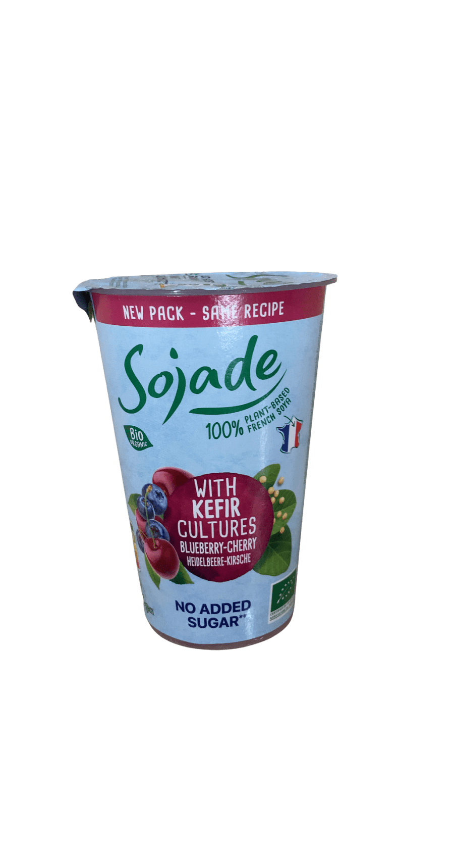 Sojade Lífrænn sojakefír drykkur bláberja-kirsuber 250 g