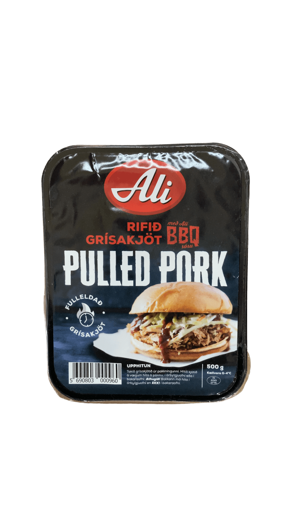 Ali Rifið Pulled Pork með BBQ sósu 500 g