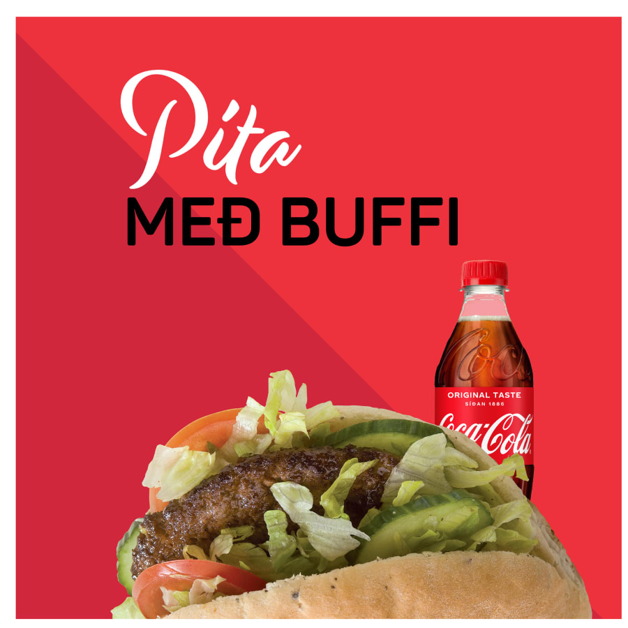Tilboð - 7 - Píta með buffi og kók