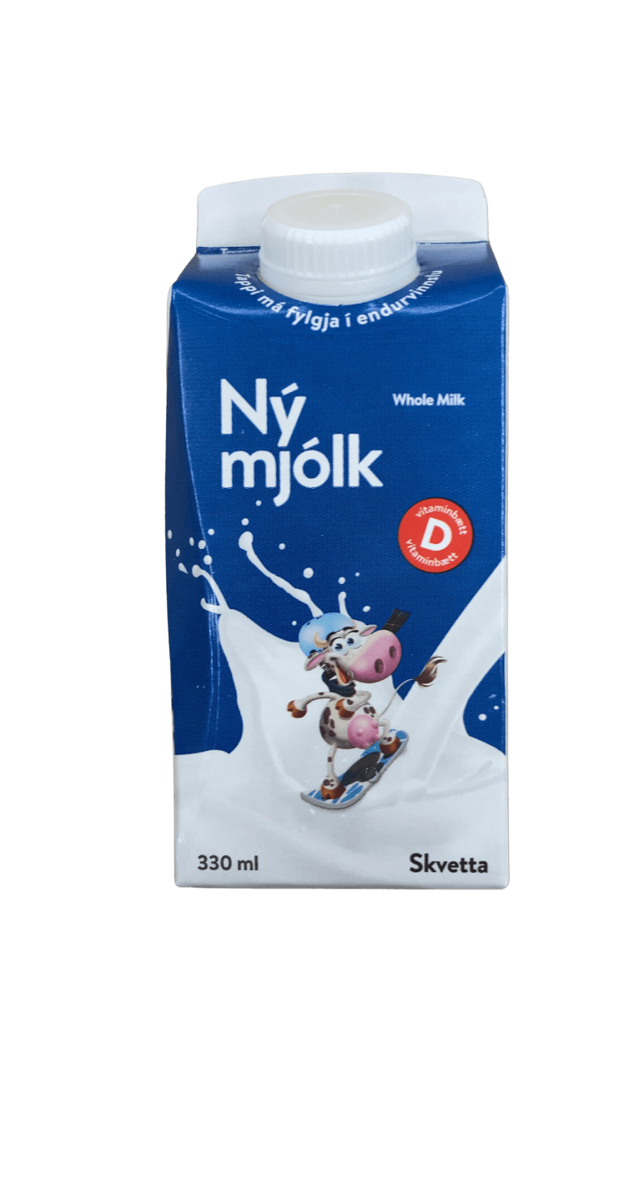 MS Skvetta Nýmjólk D-vítamínbætt 330 ml
