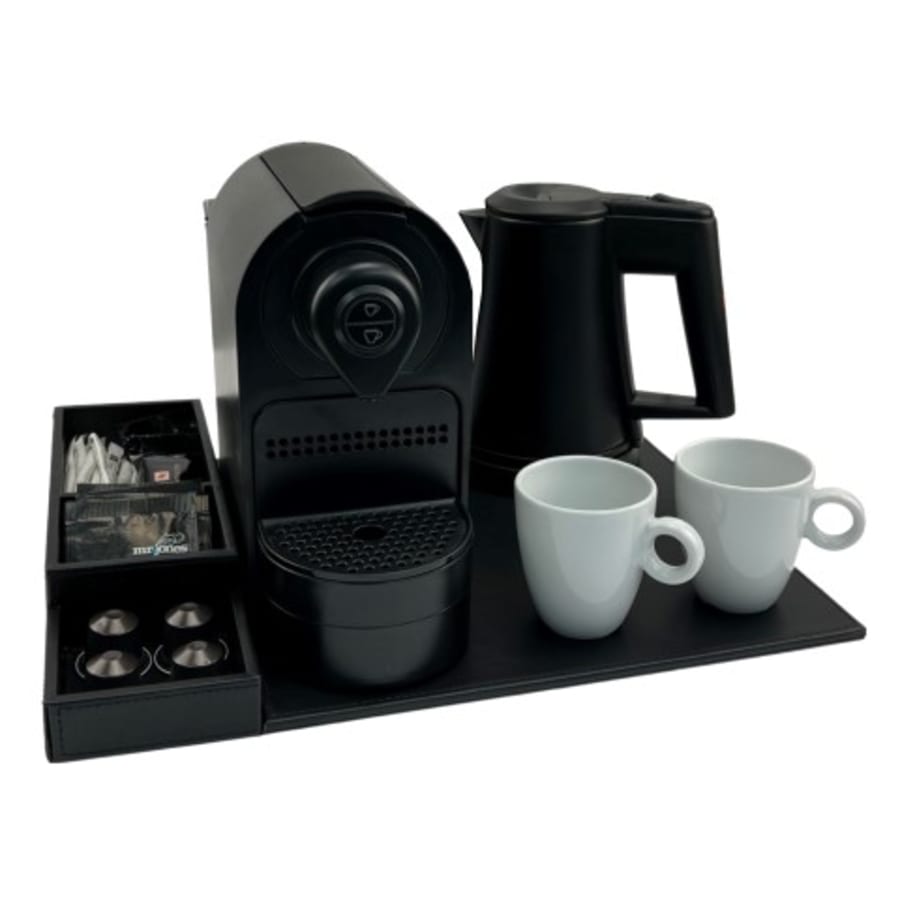 Kaffi- og testöð fyrir hótel