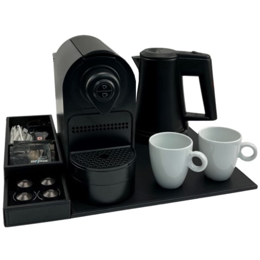 Kaffi- og testöð fyrir hótel