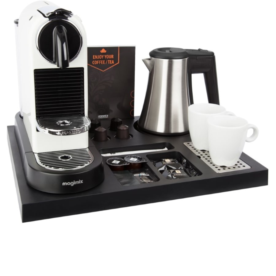 Kaffi- og testöð fyrir hótel