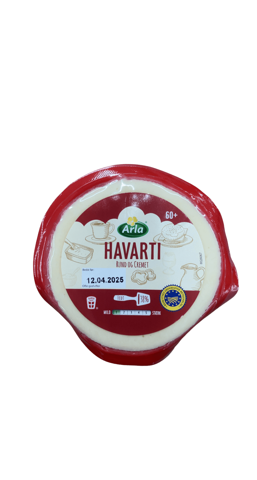 Arla Havarti kringlótt og rjómakennd 300 g