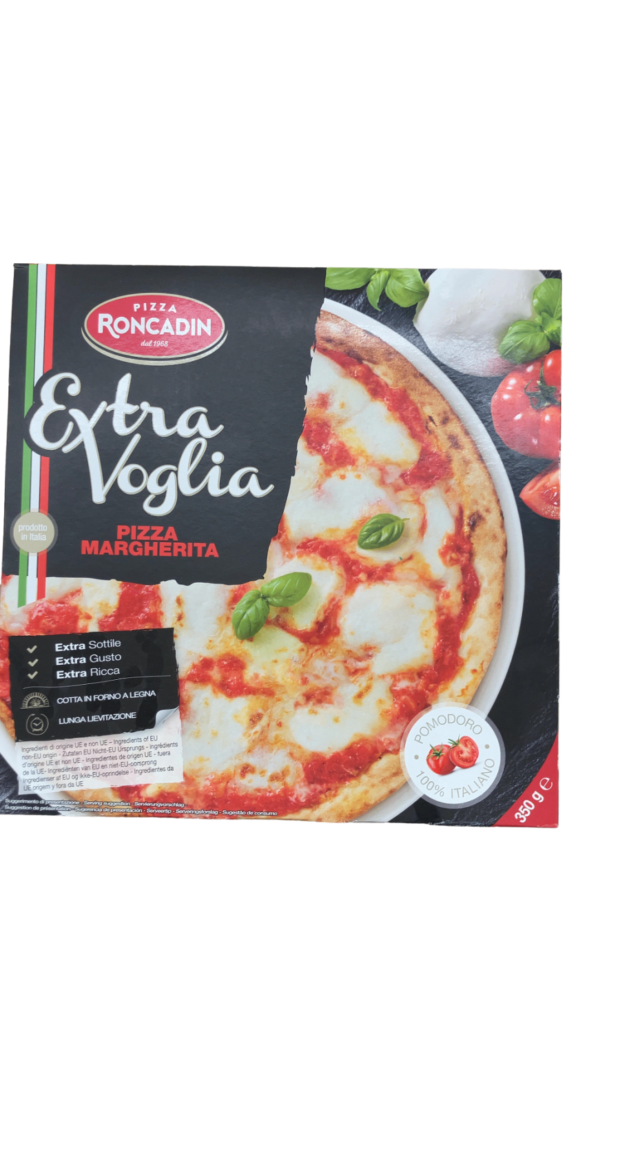 Roncadin Extra Voglia Margherita pizza 350 g