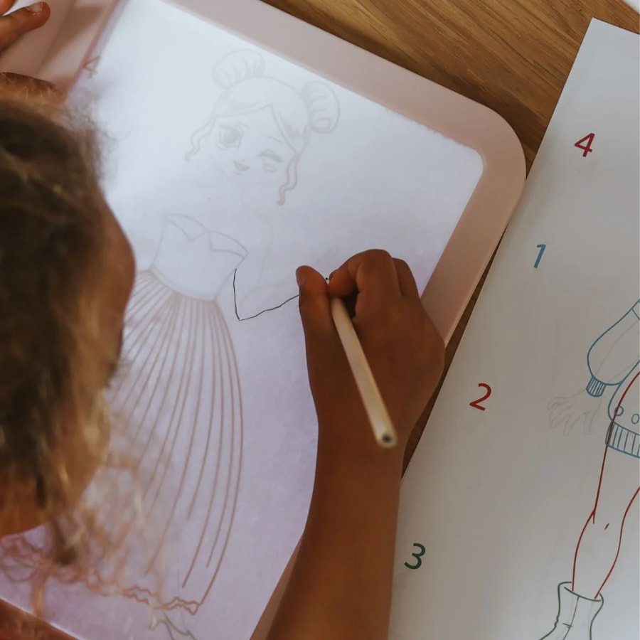 Kidydraw Pro Bleikur