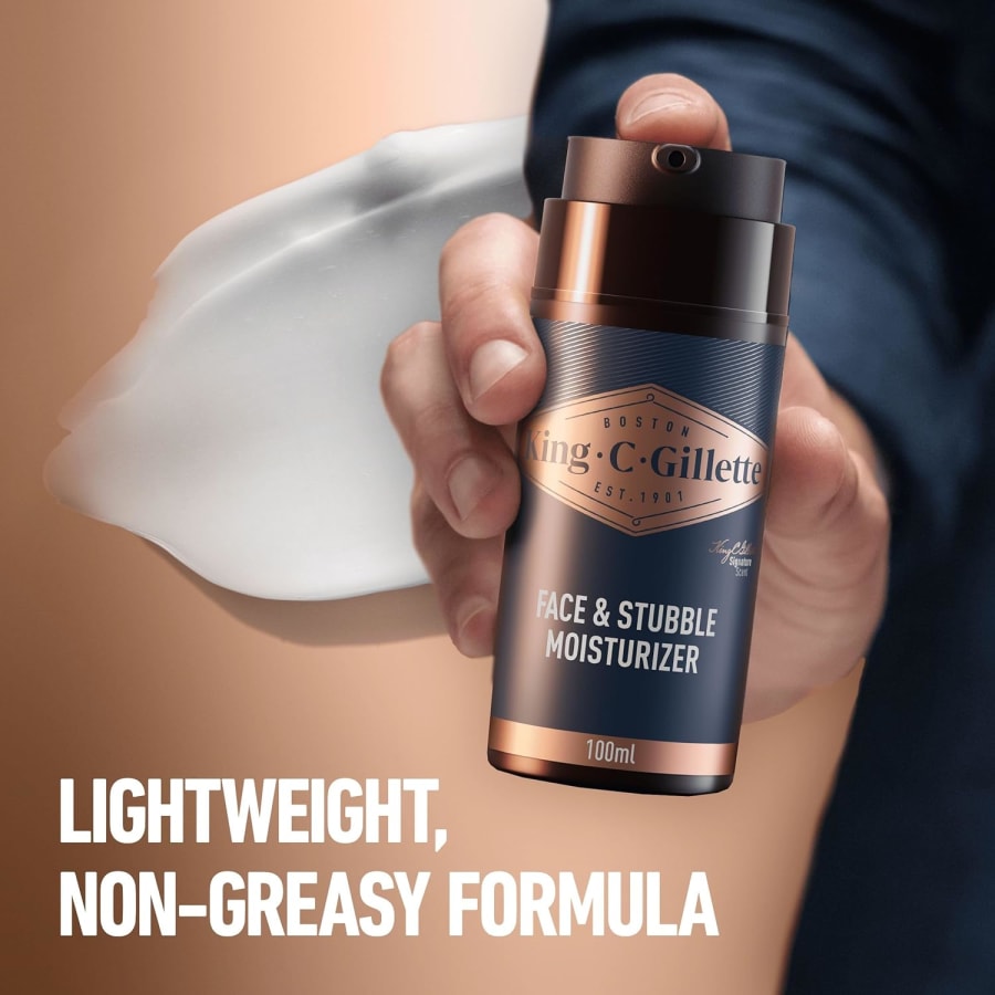 King C Gillette andlits og skeggbrodda rakakrem 100 ml