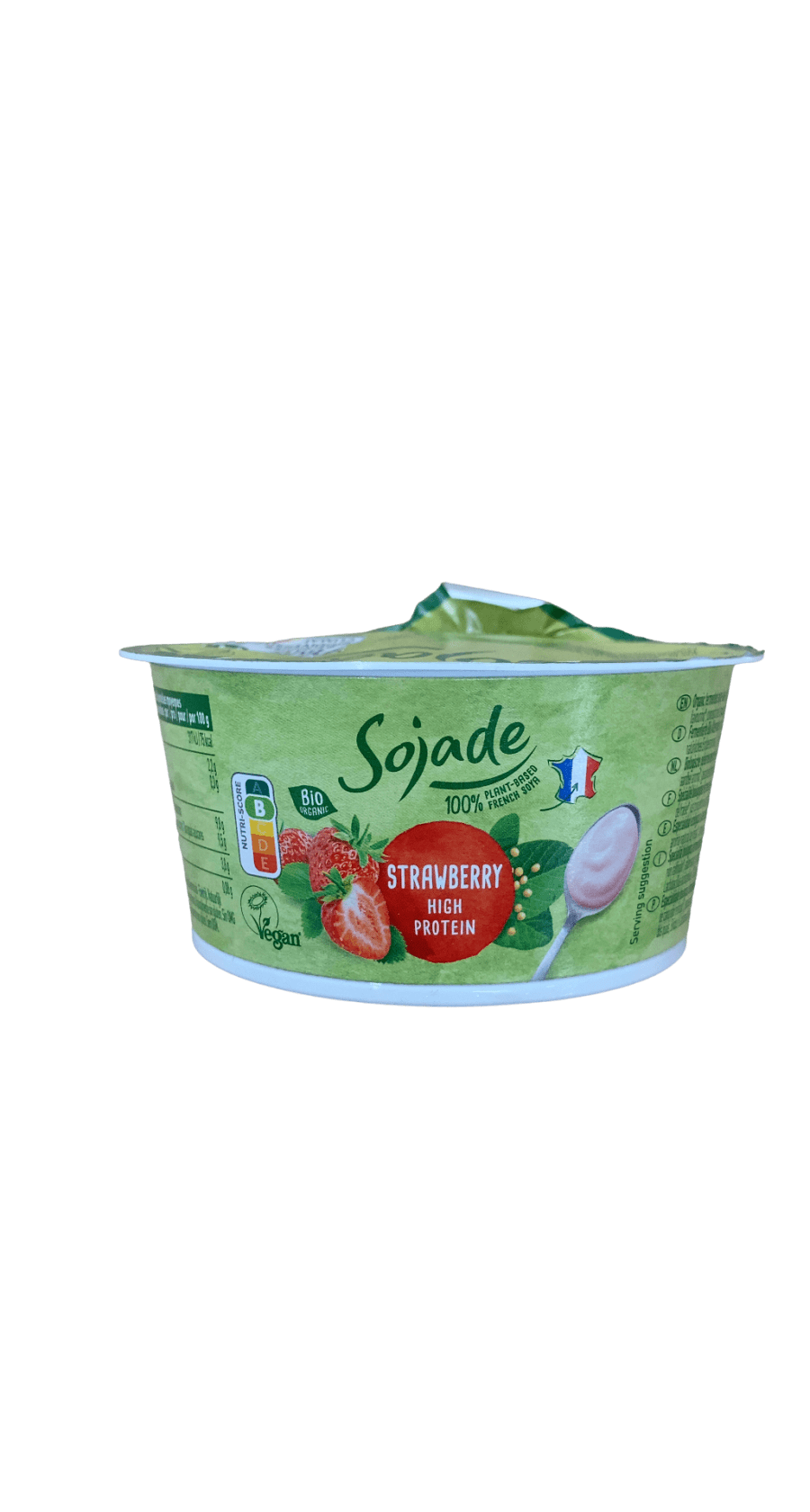 Sojade franskt sojajógúrt með jarðarberjum, próteinríkt 150 g