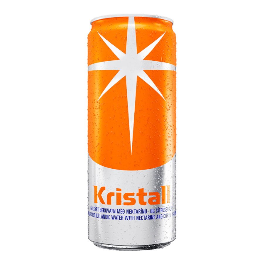 Kristall nektarínu og sítrus 0,33L