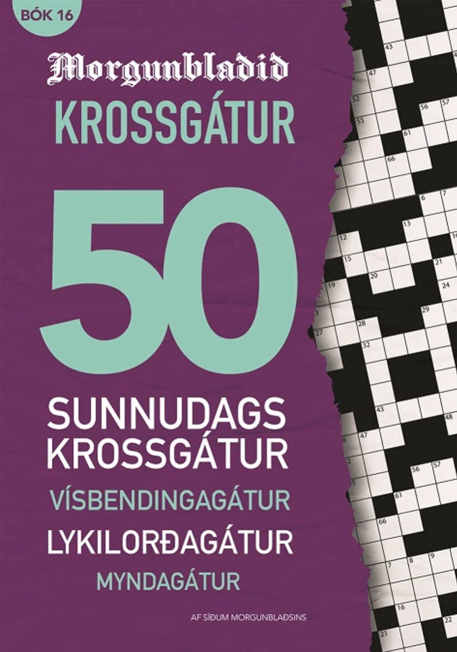 Krossgátur Morgunblaðið bók 16