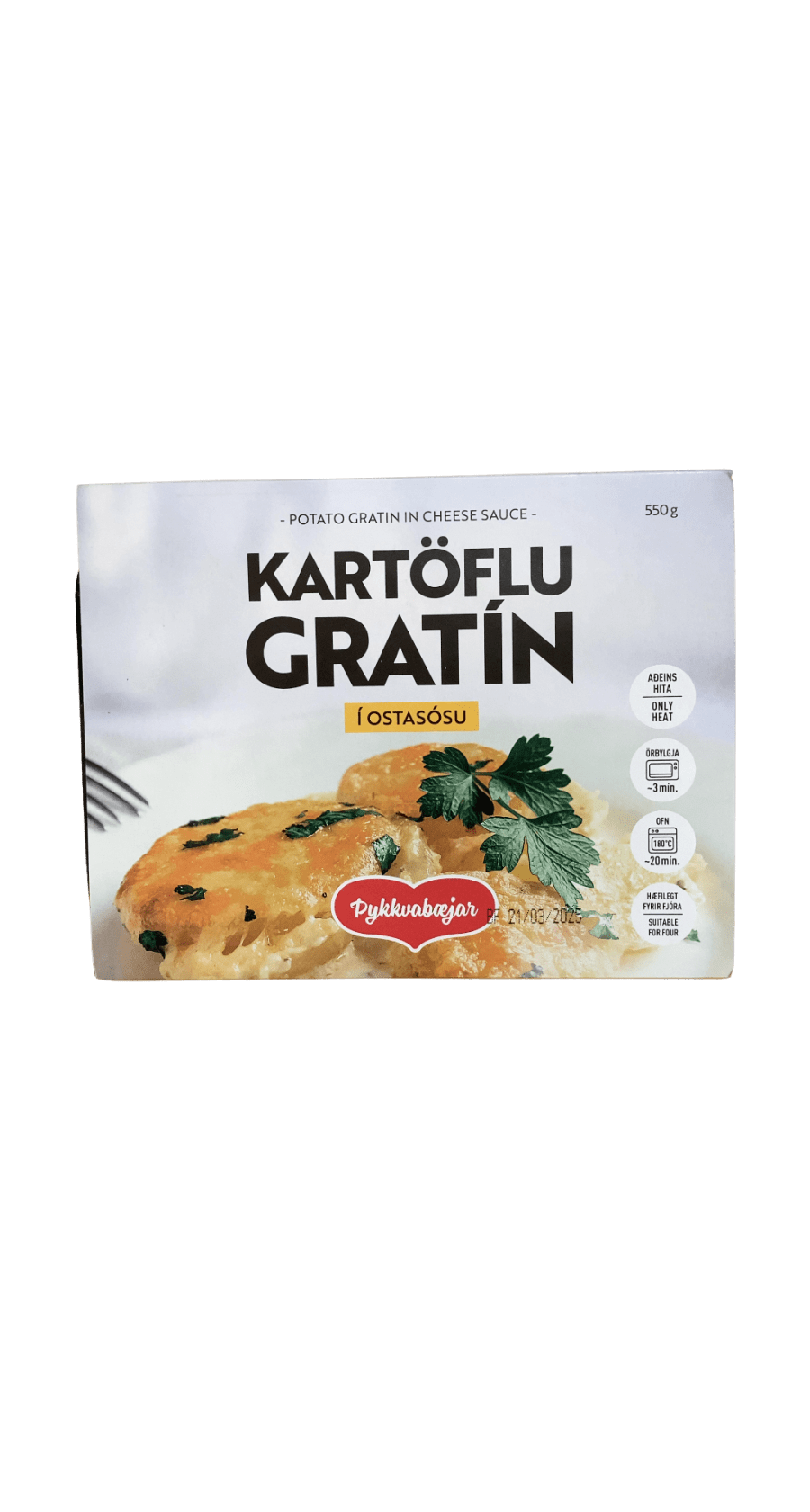 Þykkvabæjar Kartöflugratín í ostasósu 550 g