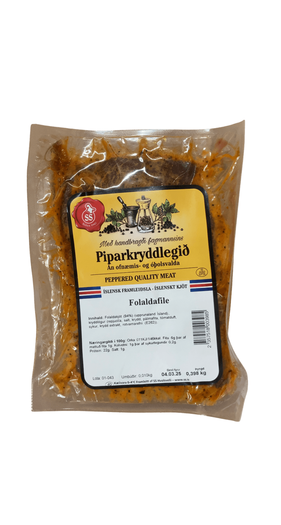 SS Folaldafile Piparkryddlegið 398 g