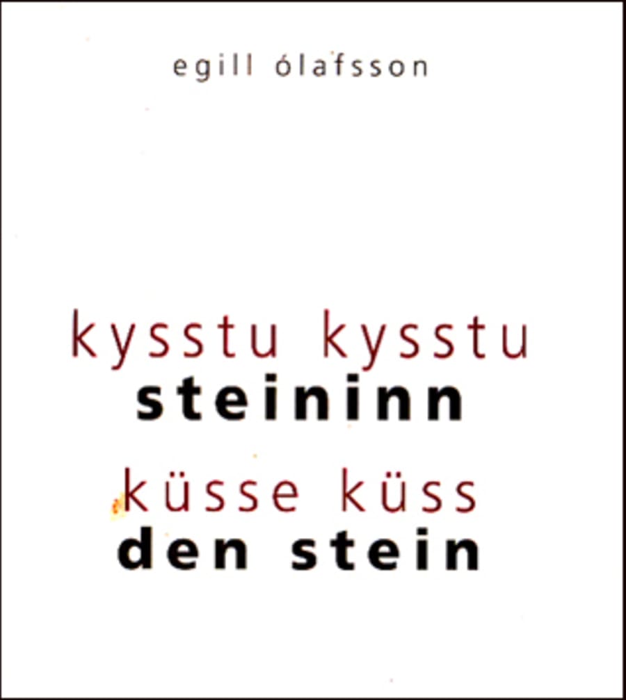 Kysstu kysstu steininn