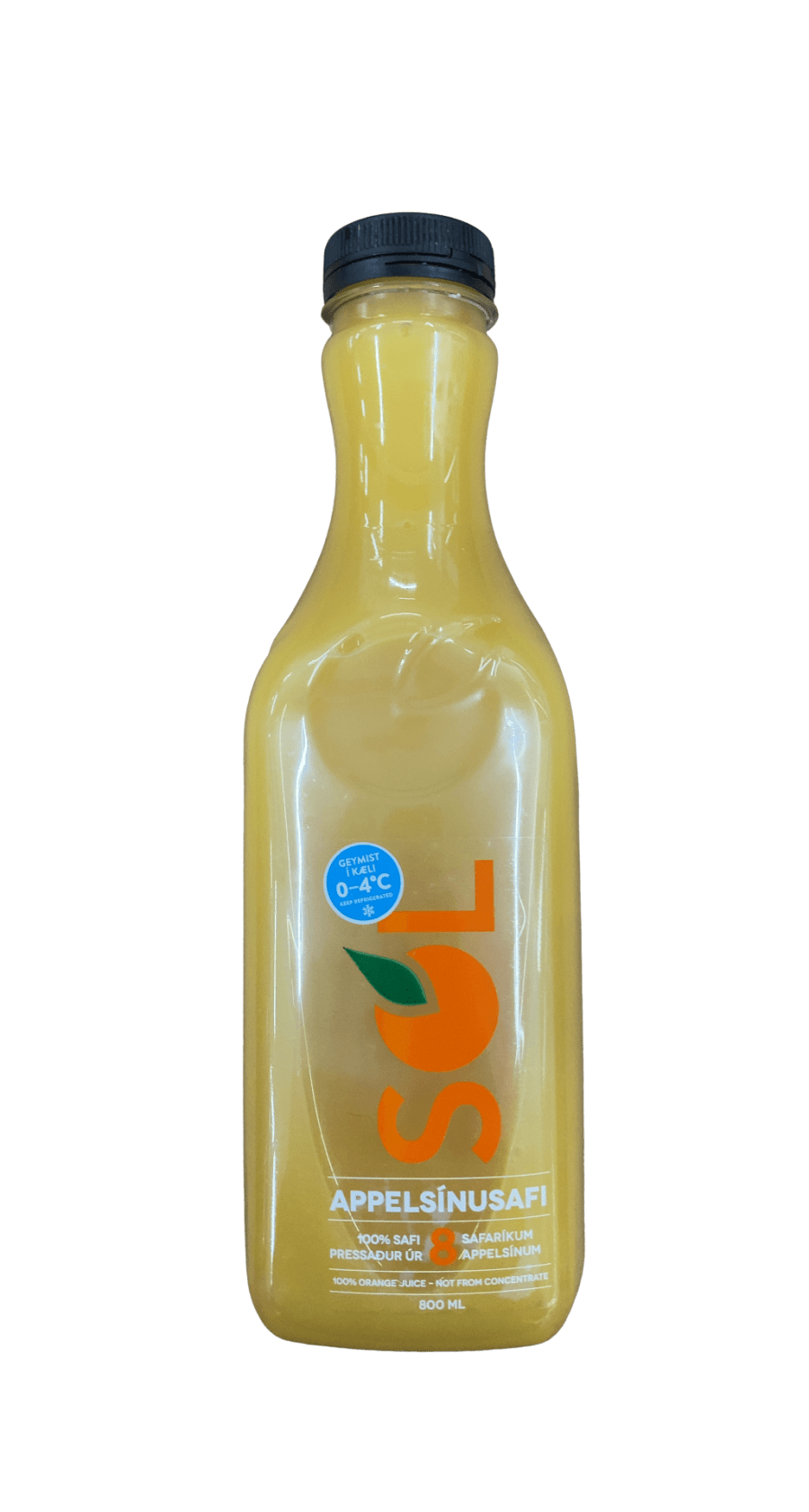 Sól 100% Appelsínusafi 800 ml