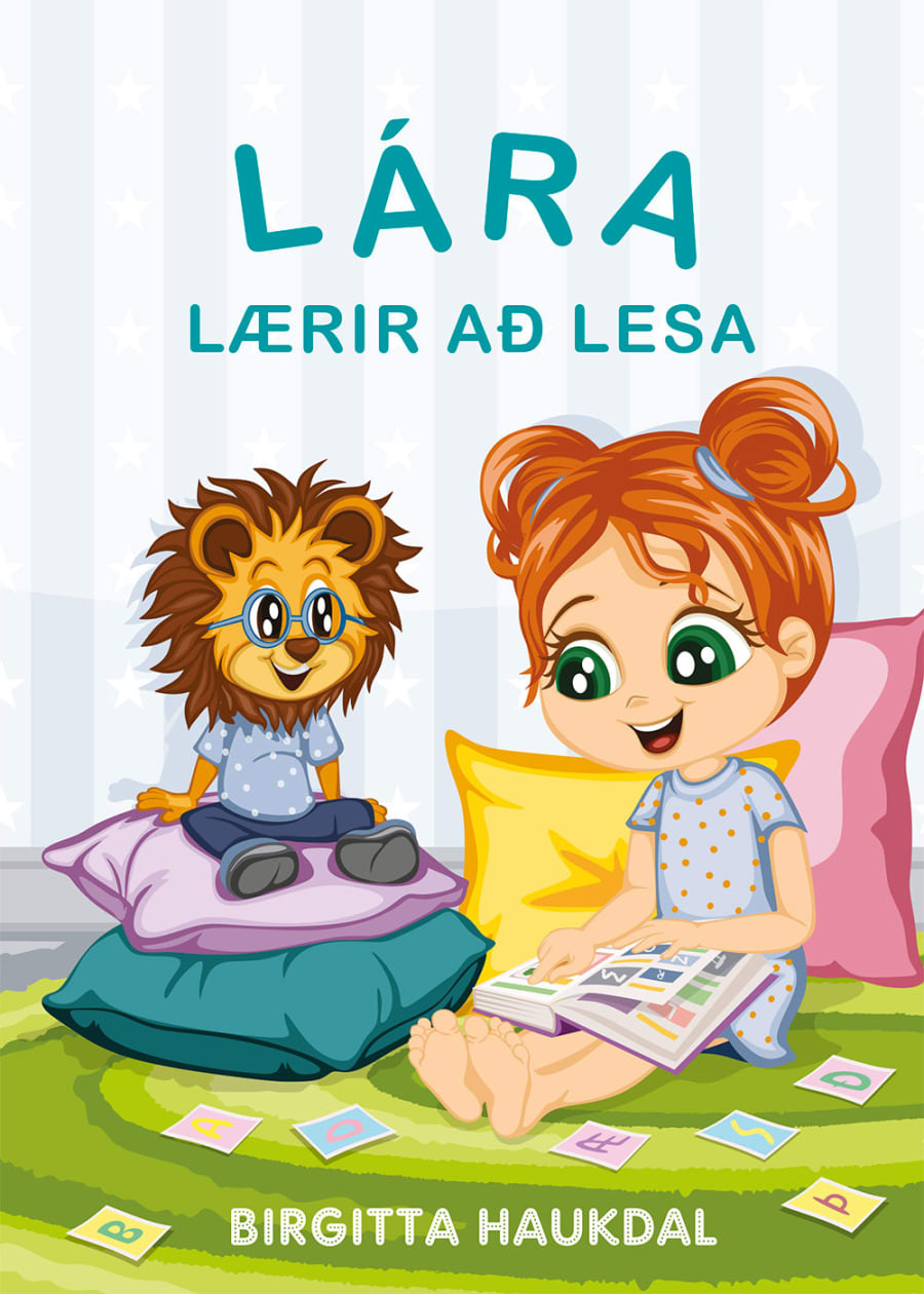 Lára lærir að lesa