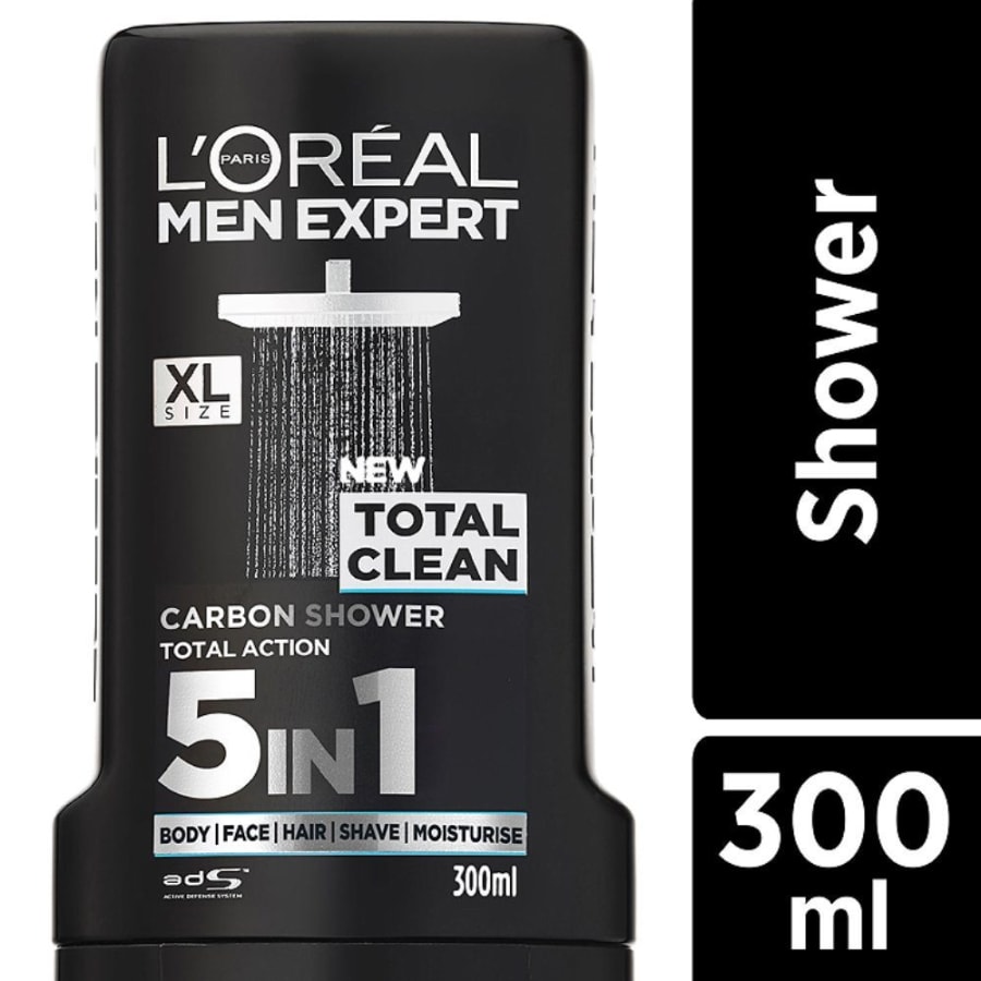 L'oreal Men Expert Hydra Pure Carbon Sturtusápa fyrir herra 300 ml