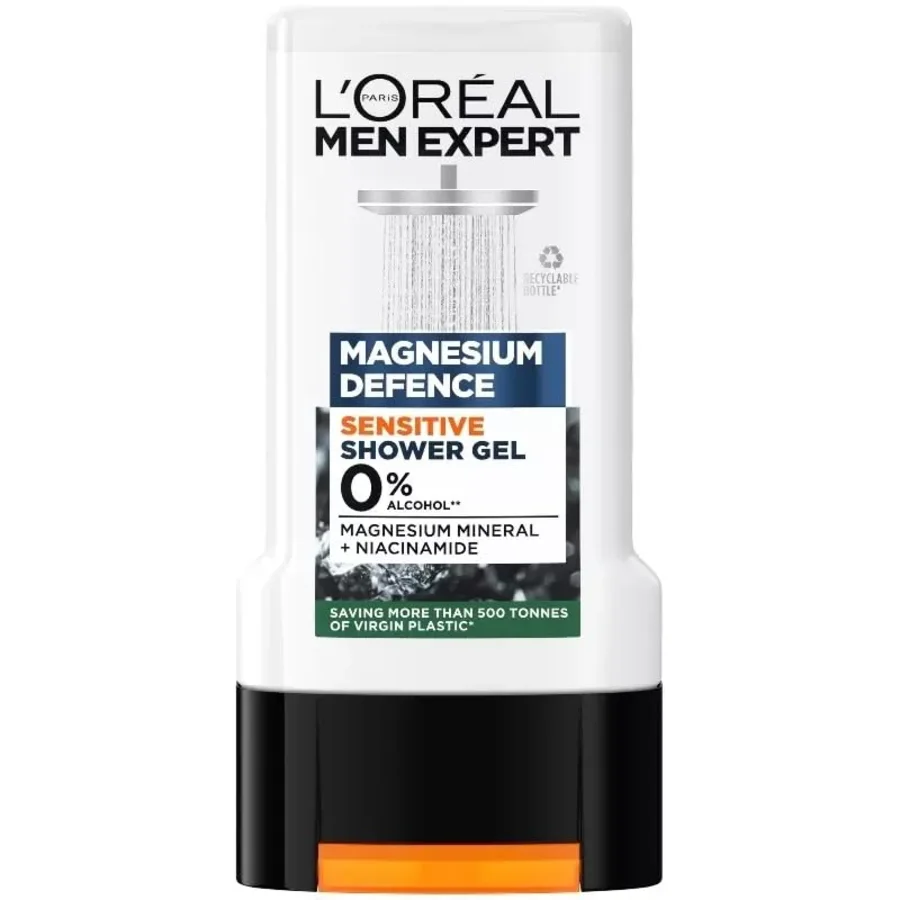 L'oreal Men Expert Magnesium Defence Sensitive Sturtusápa 300 ml