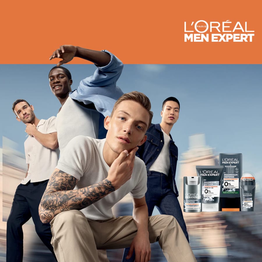 L'oreal Men Expert Magnesium Defence Sensitive Sturtusápa 300 ml