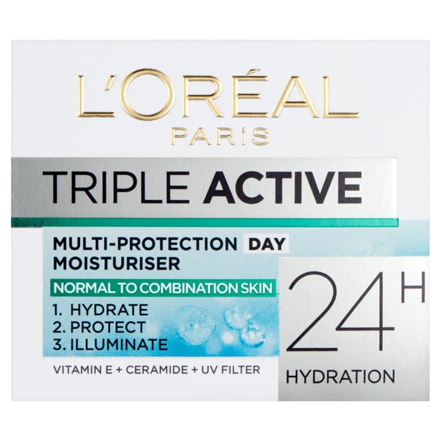 L'oreal Paris Tripple Active Multi Protection Moisturiser Day - Dagkrem