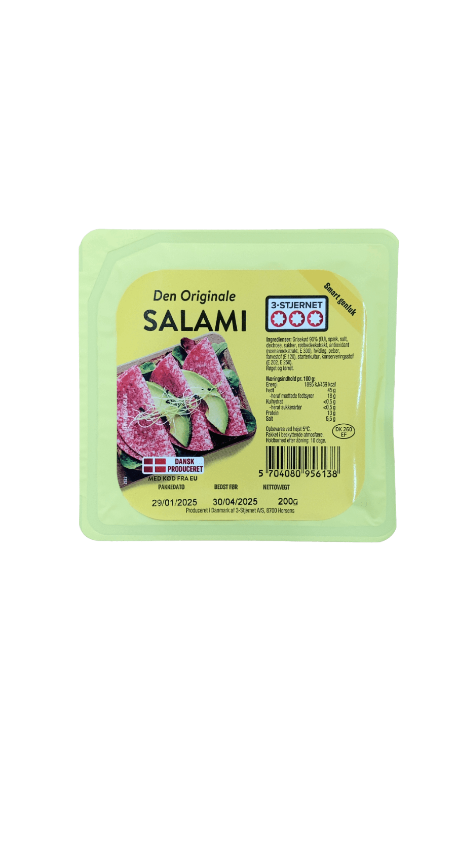 3-Stjörnu Upprunaleg Salami 200 g