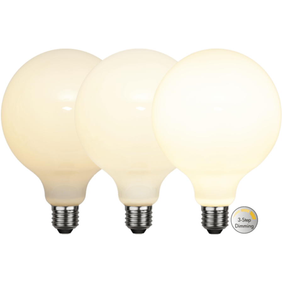 LED-LAMPA E27 G125 OPAQUE FILA