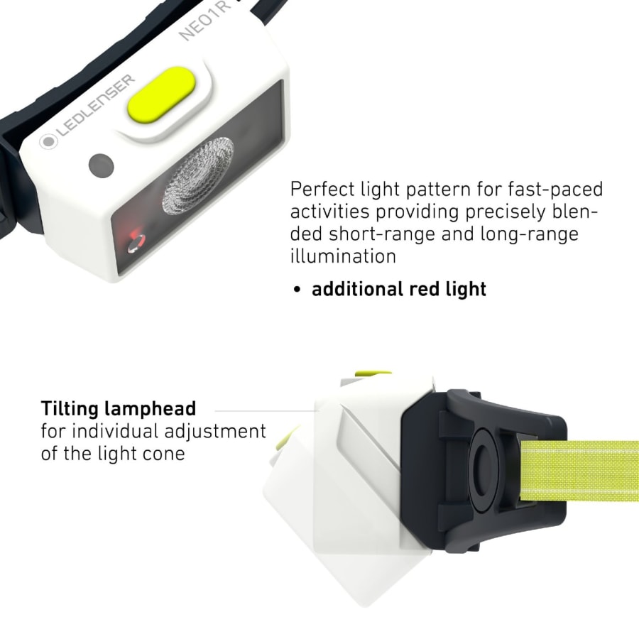 Ledlenser NEO1R Höfuðljós, með hleðslurafhlöðu